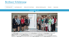 Desktop Screenshot of berlinererklaerung.de